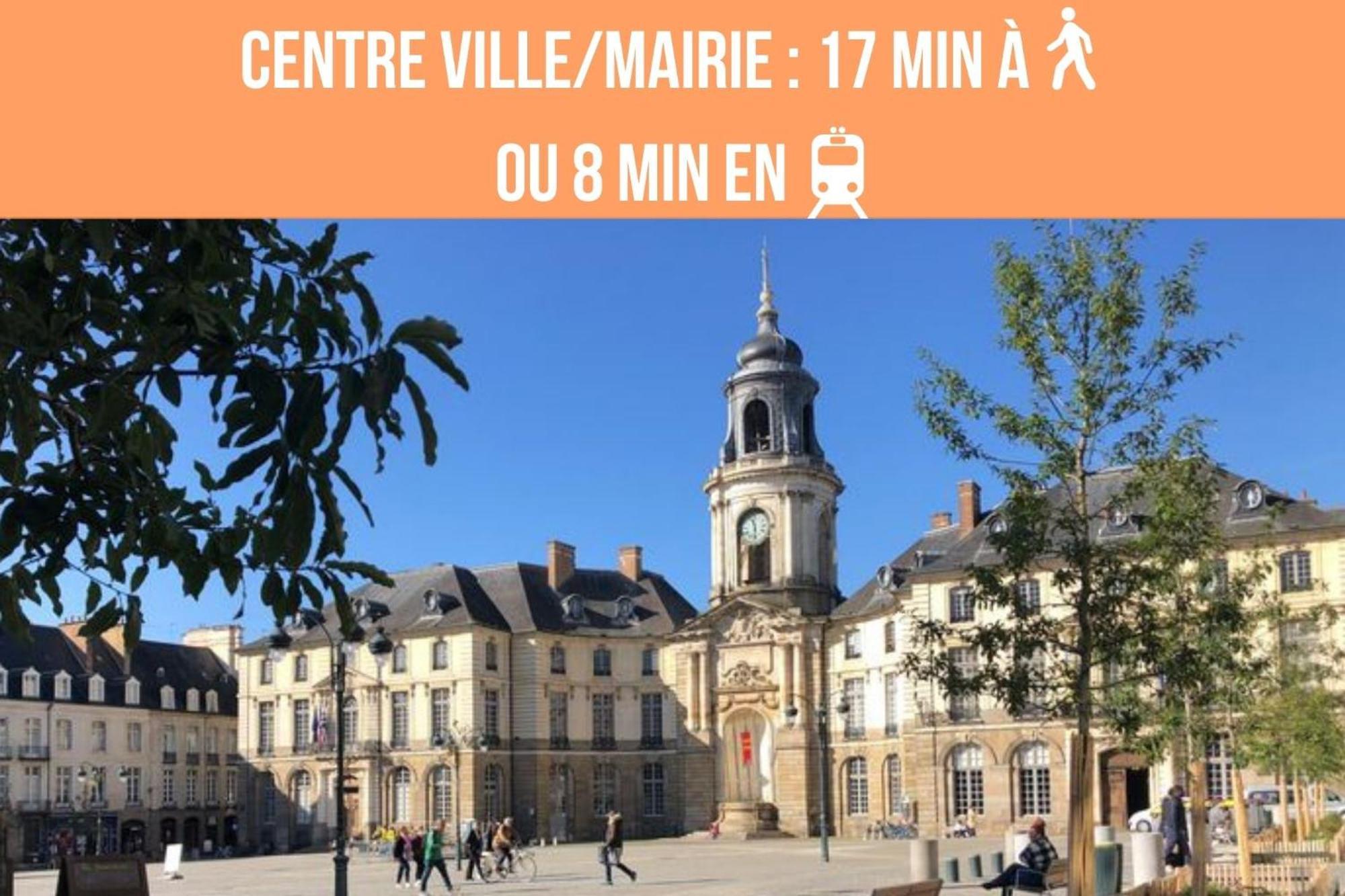 Apartament Le Fatsia - Rennes Gare T2 Zewnętrze zdjęcie